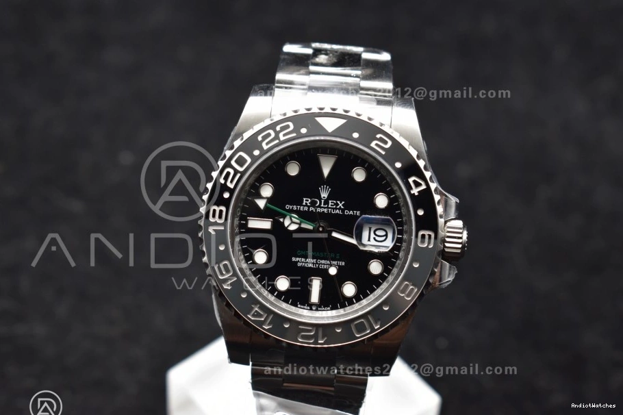 Edition 126710 Black Clean II on Gray 876 DD GRNR Best Strap Elegant Ceramic 1:1 904L Steel Oyster GMT-Master 0326